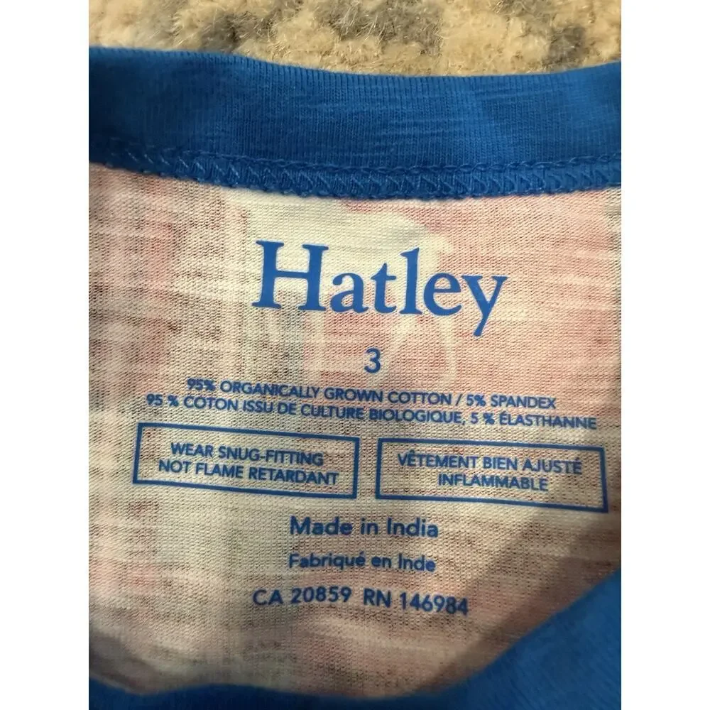 Hatley Boys Elk Plaid Pajama Set Sz 3 NWT